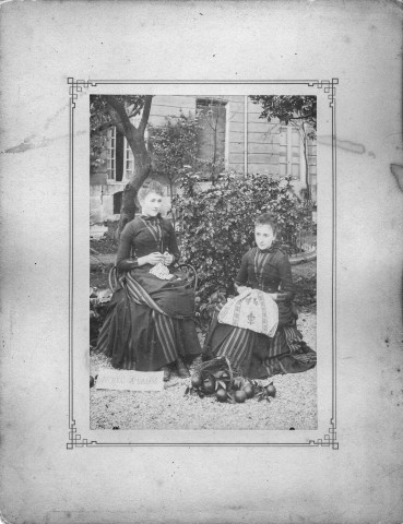 Caroline de Guilhermier et Thérèse de Guilhermier.