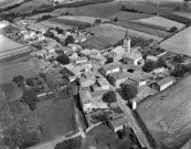 Albon.- Vue aérienne de Saint-Martin-des-Rosiers, section d'Albon