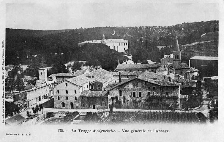 Montjoyer.- L'abbaye d'Aiguebelle.