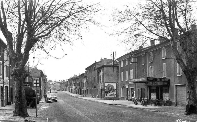 L'actuelle avenue du Dauphiné.