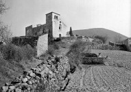 Mirmande. - L'église Sainte Foy (XIIe siècle) avant restauration