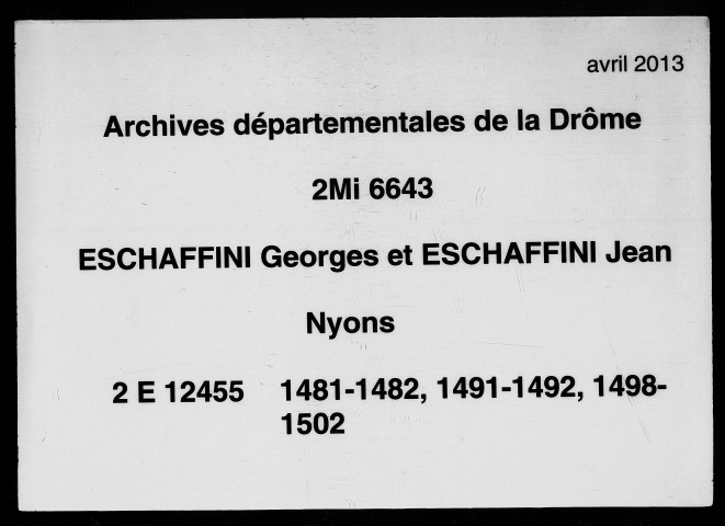 14 janvier 1566-15 septembre 1567