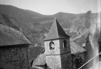 Clansayes. - Le clocher de l'église Saint-Michel.