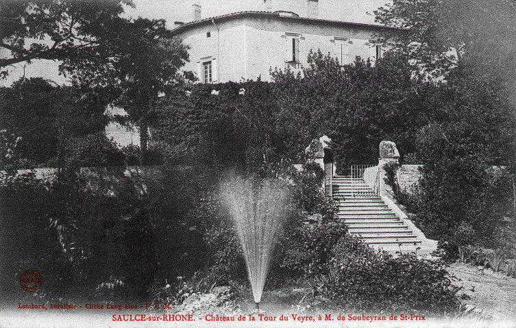 Le château de La Bâtie-Tour-de-Verre.