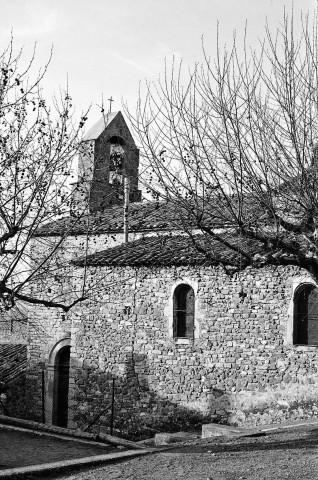Francillon-sur-Roubion.- La façade sud de l'église Saint-Pierre-aux-Liens.