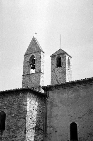 Sainte-Croix. - Les clochers de l'église-temple.