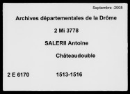 14 janvier 1513-5 mars 1516