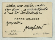 Grasset Pierre, éditeur.