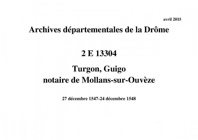 27 décembre 1547-24 décembre 1548