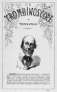 Caricature de l'homme politique Falloux (1811-1886) extrait du "Trombinoscope".