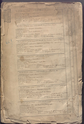 8 juillet 1720-29 septembre1725