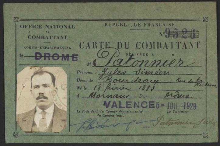 Patonnier, Jules Siméon