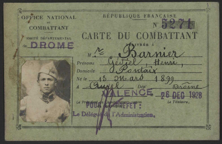 Barnier, Gédiel Henri