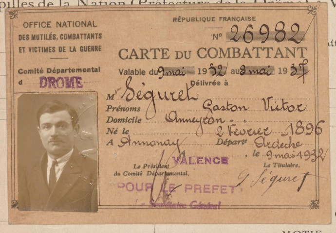 Seguret, Gaston Victor