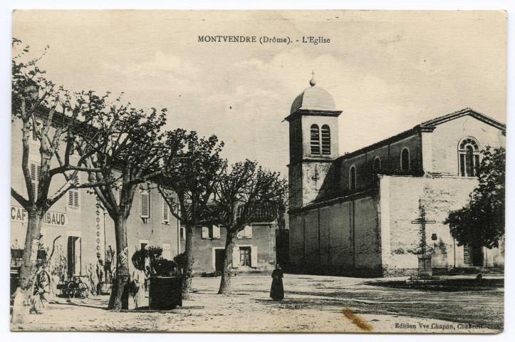 Montvendre.- L'église Saint-Blaise.