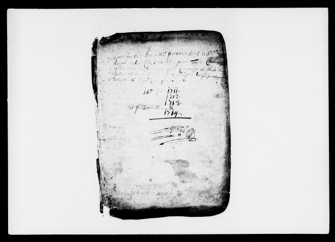 Inventaire et vente par justice (16 juin 1711-16 mars 1714).