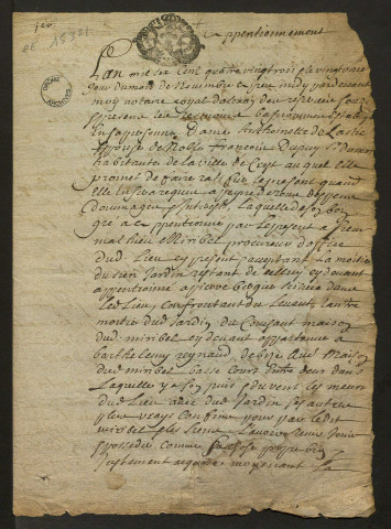 9 août 1676-21 novembre 1683