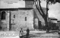 Beaumont-lès-Valence. - Église Notre Dame construite au XIe siècle et servant, grâce à une séparation, aux cultes catholique et protestant.