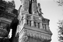 Hauterives.- Détail du palais idéal du Facteur Cheval.