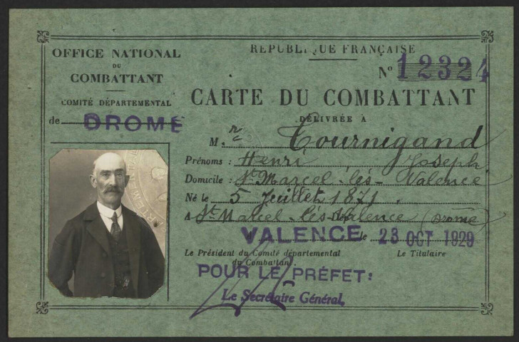 Tournigand, Henri Joseph