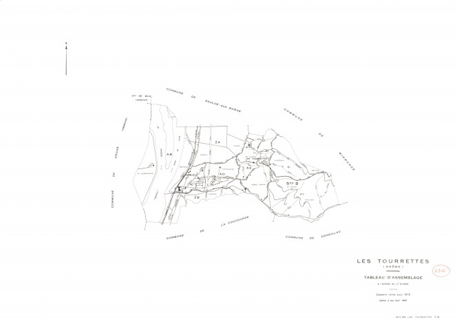 Tableau d'assemblage. 1983.