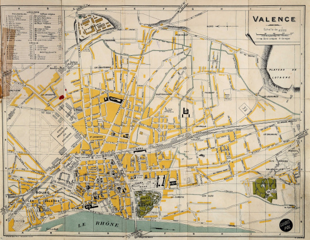 Guide-plan de Valence.