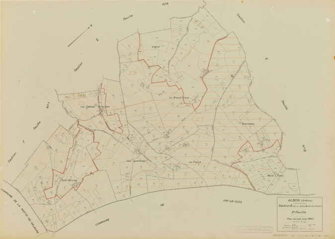 E3, Saint-Martin-des-Rosiers. 1941.