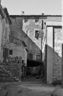 Bouchet.- Façade sud des bâtiments de l'ancienne abbaye cistercienne.