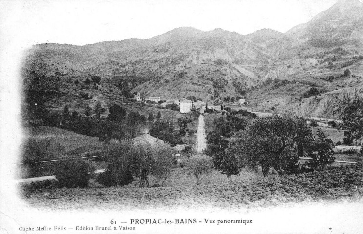 Vue panoramique du village.