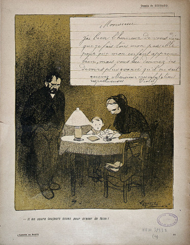 Caricatures.- Extrait du Journal "L'Assiette au Beurre".