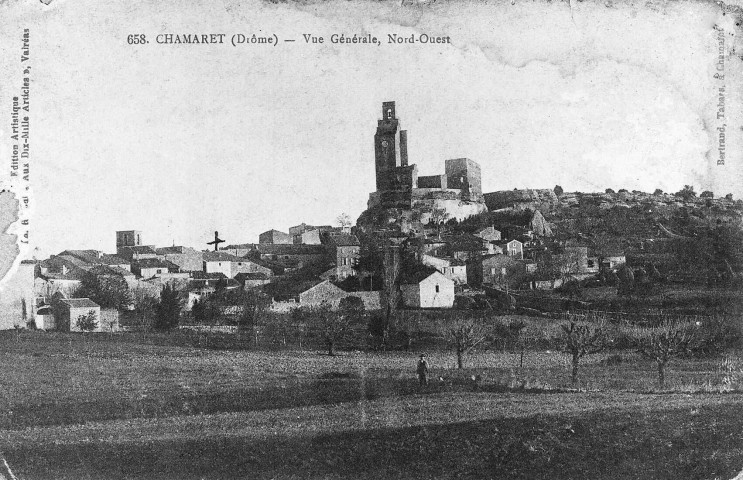 Chamaret.- Vue du village.