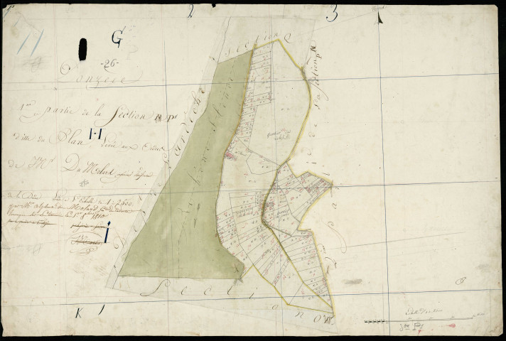 Section P1, Plan (le).