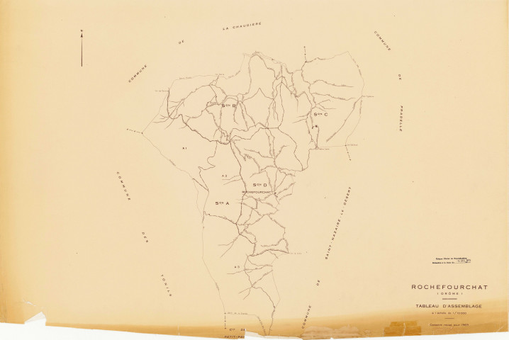 Tableau d'assemblage. 1973.