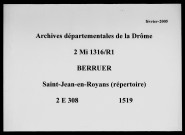 Notes brèves (1519).