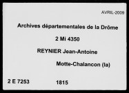 1er janvier-28 juin 1815