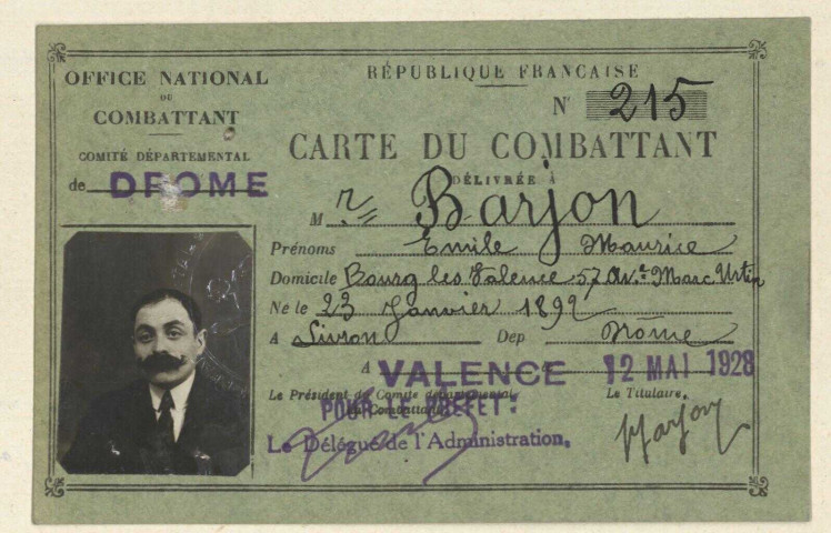 Barjon, Émile Maurice