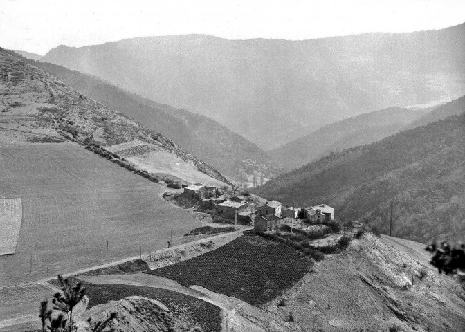 La Chaudière. - Vue aérienne du village.