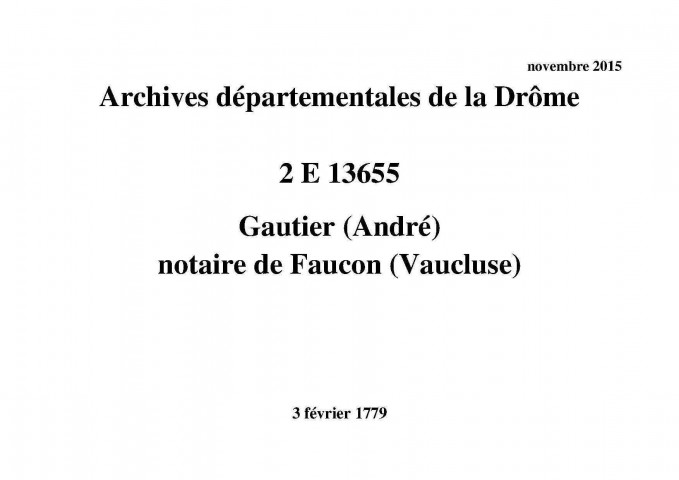 3 février 1779