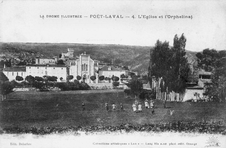 L'ancienne église de l'ancien couvent-orphelinat, actuel centre d'accueil le Gué.