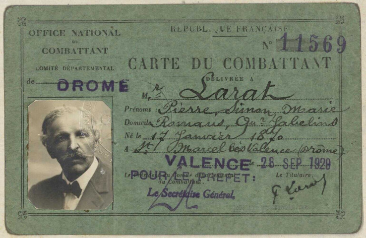 Larat, Pierre Simon Marie