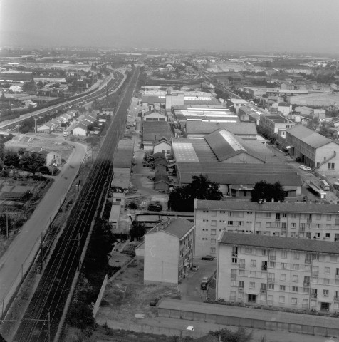 Vue aérienne L'usine M.G.M.