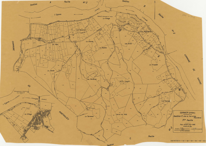 C1, Le Plan et Les Piboulières. 1935.