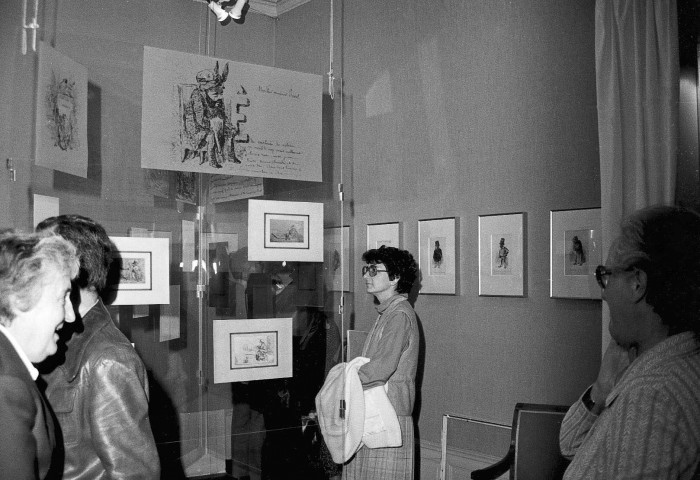 Dieulefit. - Assemblée générale d'HAD, visite de l'exposition Charles Combe.