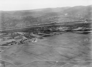 Vue aérienne de l'aérodrome.