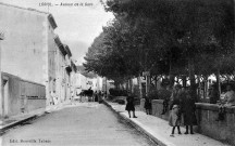 Loriol-sur-Drôme.- L'avenue de la gare.