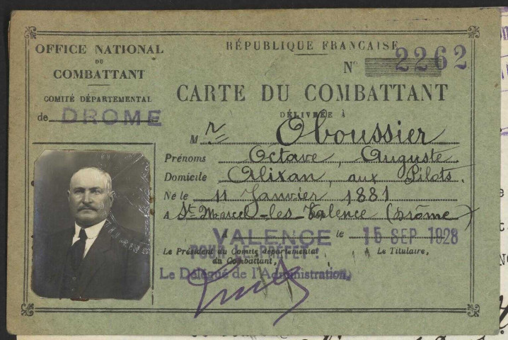 Oboussier, Octave Auguste