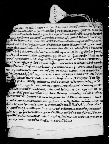 Réglement des dîmes par Coussaut Lambert, prieur de Saint-Martin.