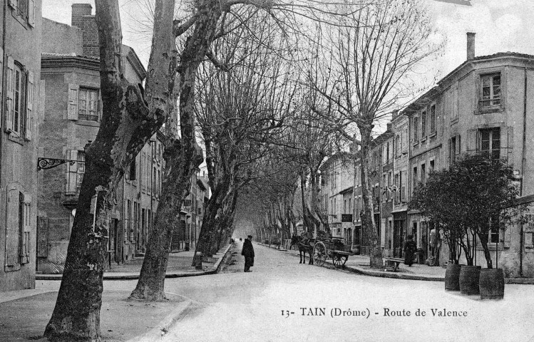 Tain-l'Hermitage.- L'actuelle avenue Jean Jaurès.