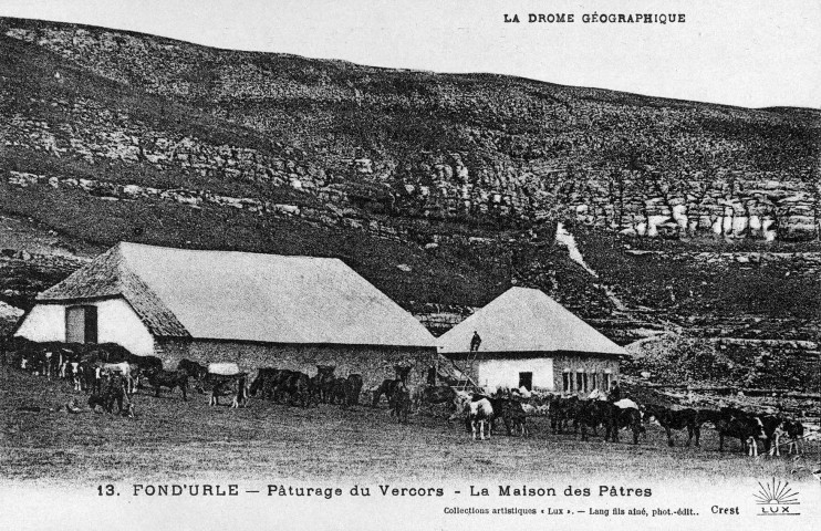 Bouvante.- Paysage du Vercors.