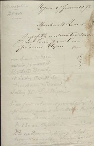  13 novembre 1871 - 11 mars 1872